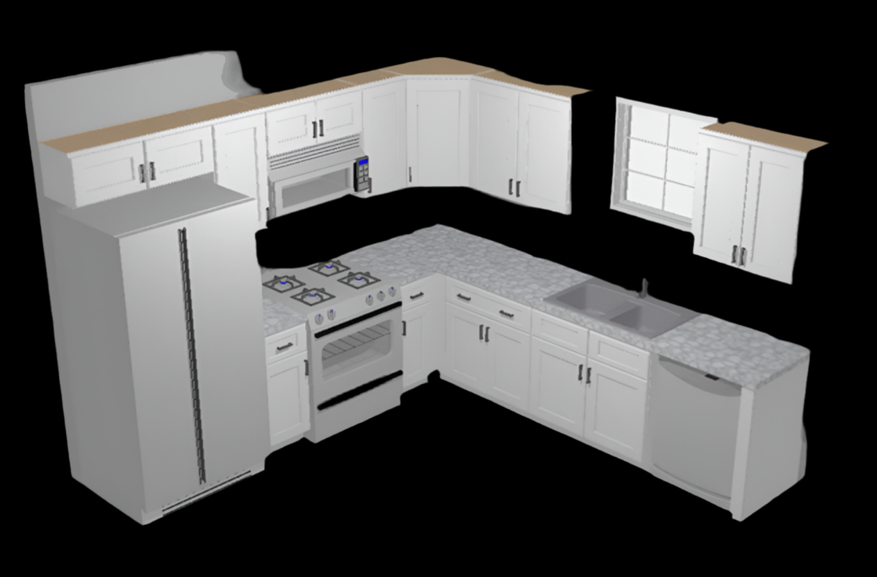10x10 RTA Kitchen Cabinet Package – White Shaker $2,950
