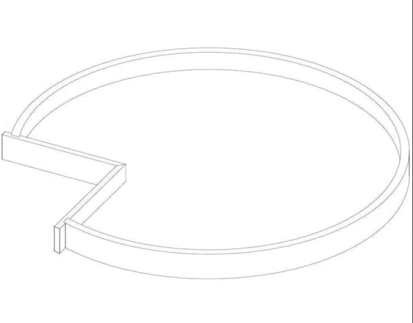 Lazy Susan Wood Tray