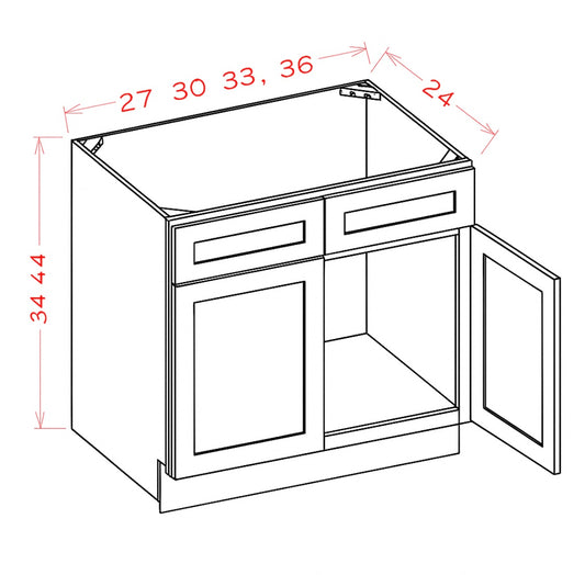 Sink Base Cabinet – Shaker Style